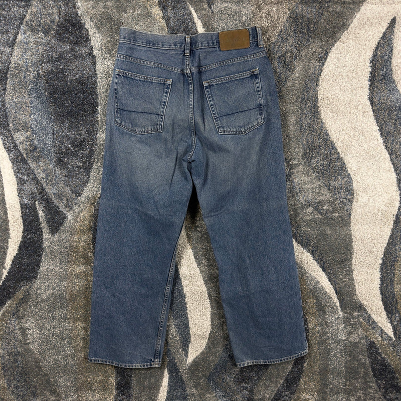 Y2K Nautica Loose Fit Jeans Mens 32x30 Medium Wash Baggy
