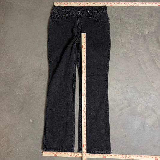Vintage Levi's 517 Bootcut Jeans 30x33 Black USA