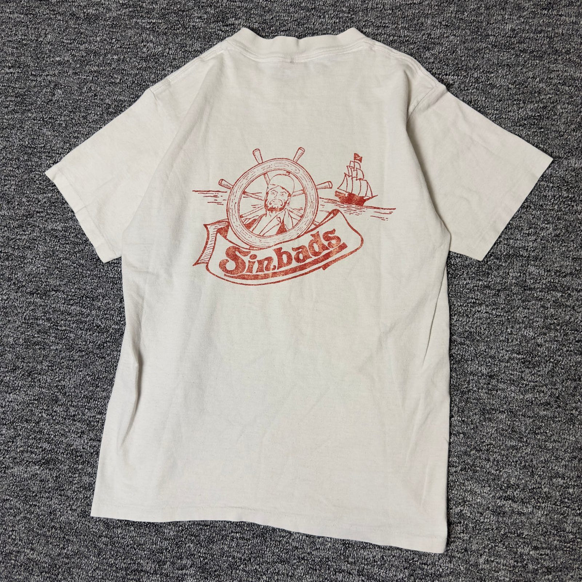 Sinbads Bar Tee ICY Vodka of Iceland Graphic Tee L