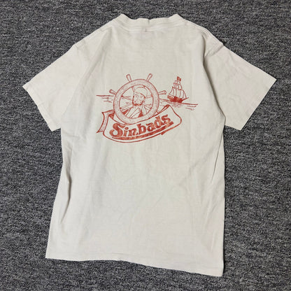 Sinbads Bar Tee ICY Vodka of Iceland Graphic Tee L