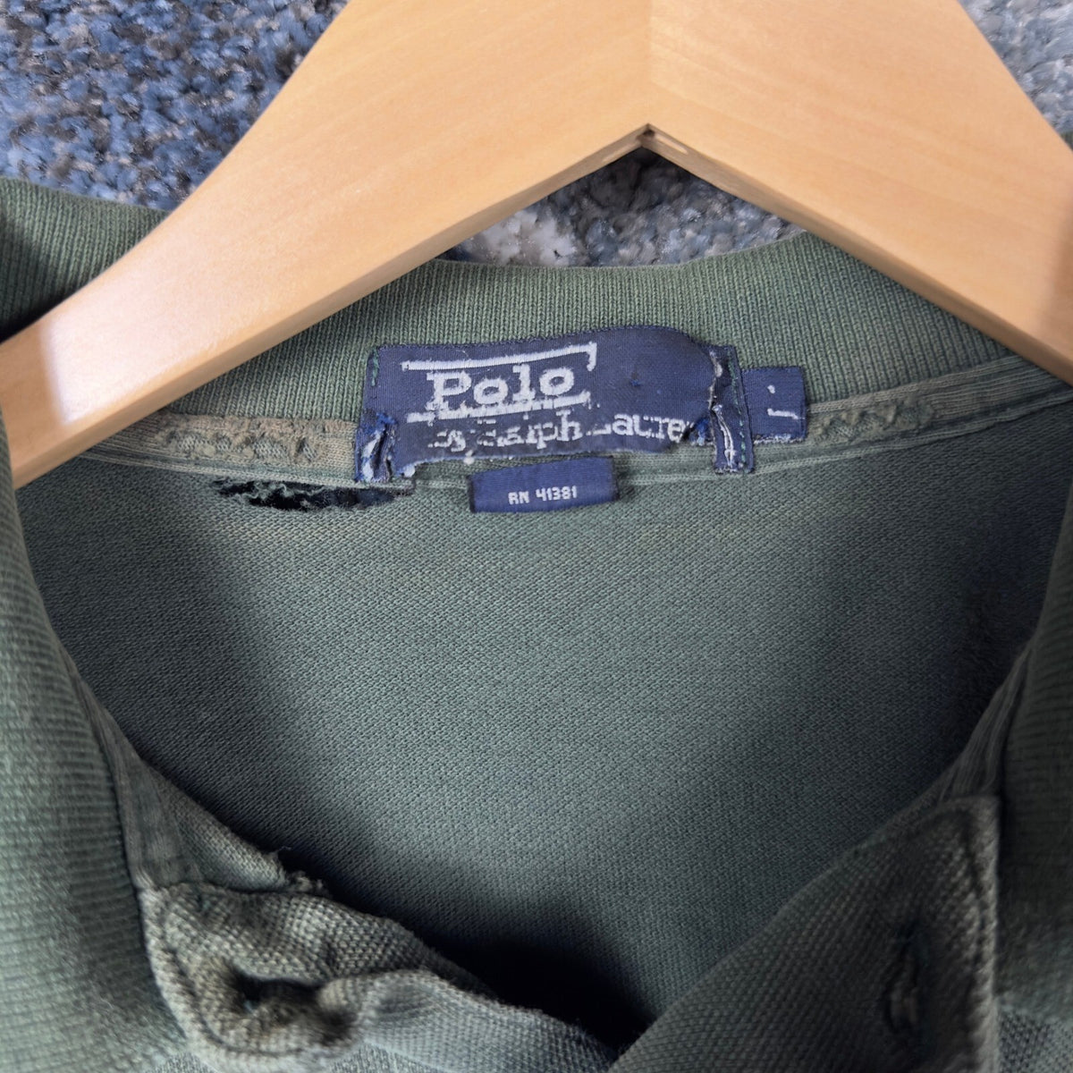 Vintage Polo Ralph Lauren Polo Shirt Mens L Green
