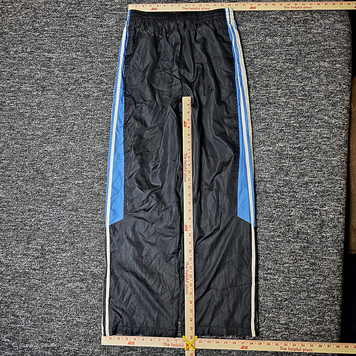 Vintage Energy Zone Track Pants Mens L Gray Blue Baggy