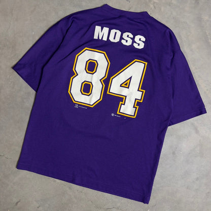 Vintage Sport Attack Mens L Purple Randy Moss Vikings Jersey