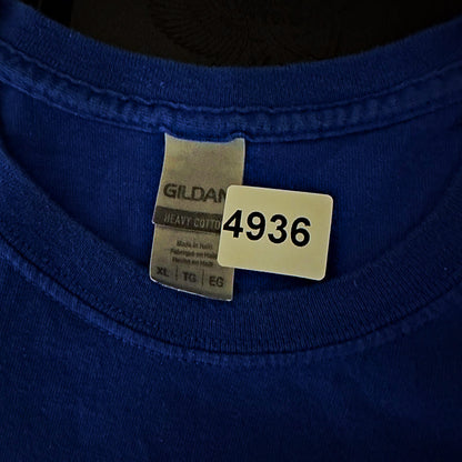 Gildan Beretta Logo Tee Mens XL Royal Blue Graphic