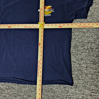 Port & Company Rapid Tac Tee Mens L Navy Graphic Workwear