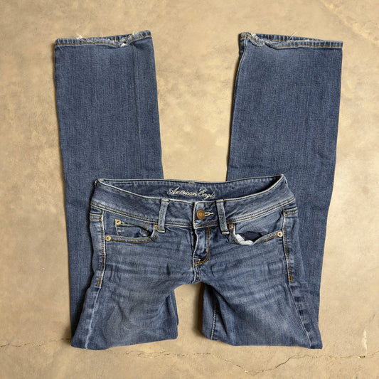 American Eagle Slim Boot Jeans Womens 0 Blue