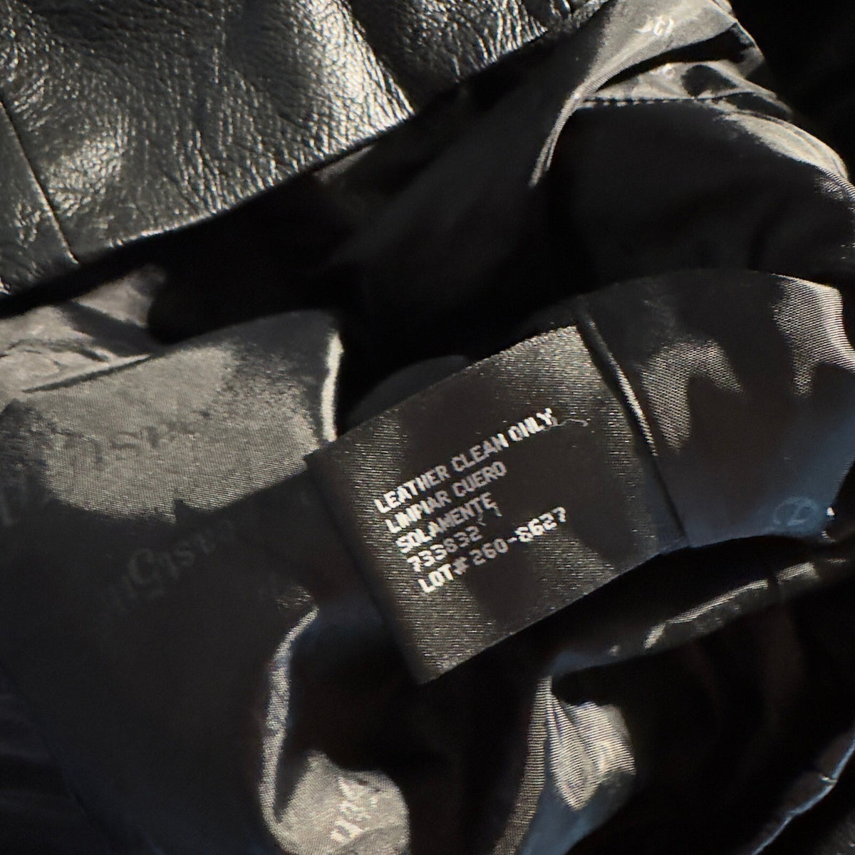 East 5th Leather Jacket Womens Large Black Moto Grunge Minimalist Streetwear