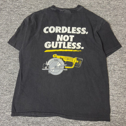 Vintage Hanes DeWalt Challenge Tee XL Black Workwear