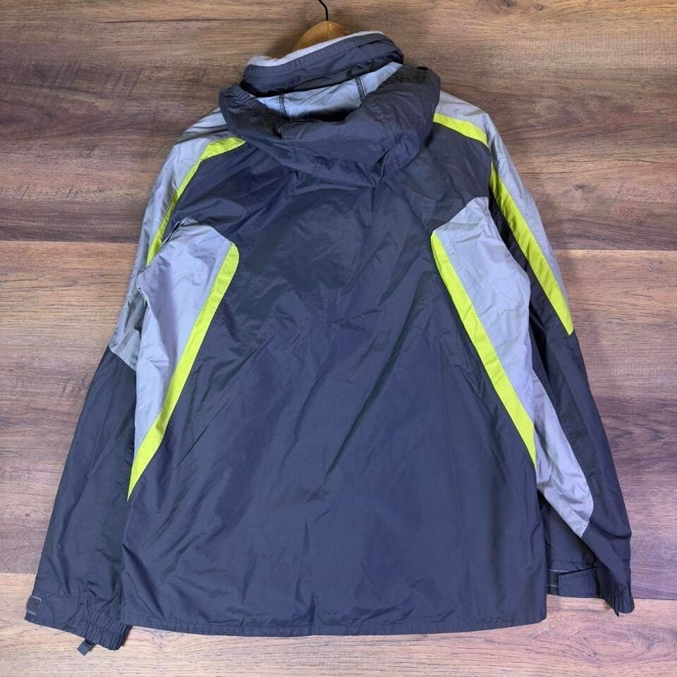 Columbia Youth Interchange Jacket 18/20 Black Gray Winter Coat