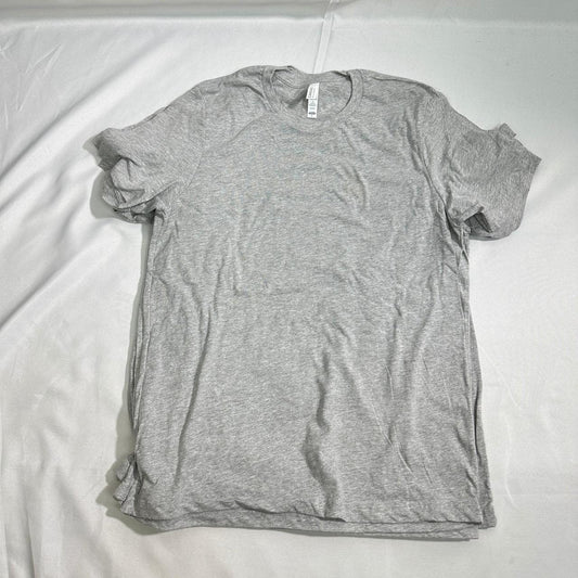 NWT Bella+Canvas Mens L Heather Gray Short Sleeve Tee 2 ea.
