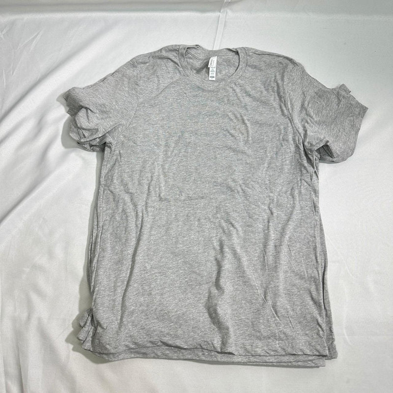 NWT Bella+Canvas Mens L Heather Gray Short Sleeve Tee 2 ea.