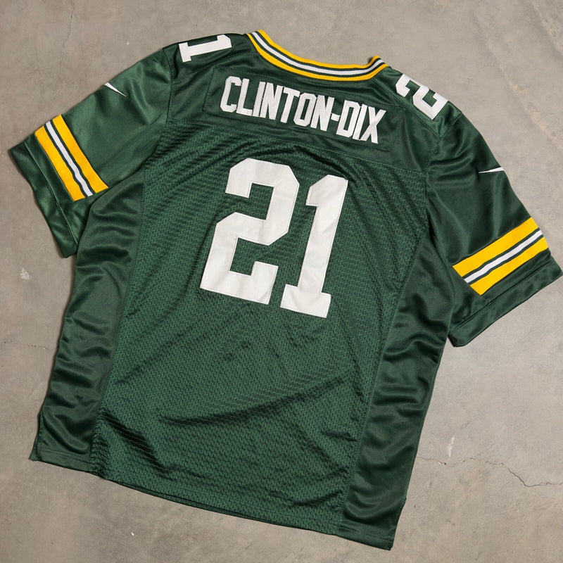 Nike Green Bay Packers Jersey Mens 52 Green Clinton-Dix 21