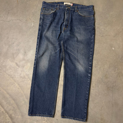 Vintage Y2K Levi's 505 Regular Jeans Mens 38x30 Medium Blue