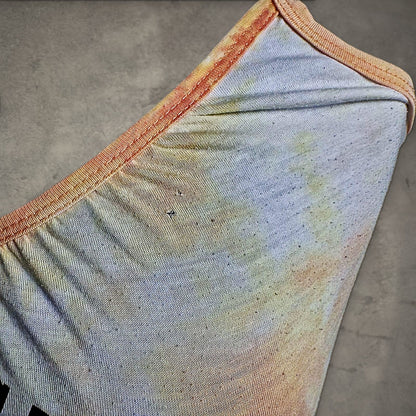 Vanity Sunset Graphic Cami Tank Womens M Tie Dye Orange