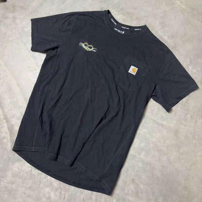 Carhartt Force Pocket T-Shirt Mens Medium Black Workwear