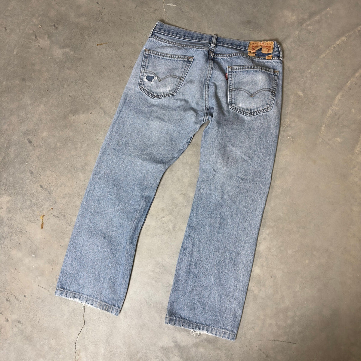 Vintage Y2K Levi's 505 Regular Fit Jeans Mens 34x27