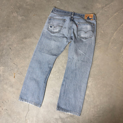 Vintage Y2K Levi's 505 Regular Fit Jeans Mens 34x27