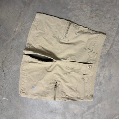 Eddie Bauer Cargo Shorts Womens 4 Khaki Hiking Outdoors