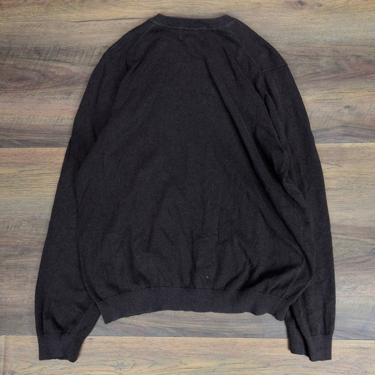 Vintage Y2K Eddie Bauer V-Neck Sweater Mens XL Tall Brown