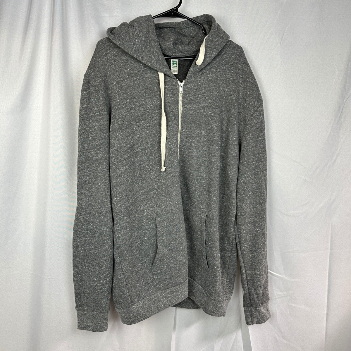 NWT Royal Apparel Mens 2X Zip Hoodie Gray Eco-Friendly