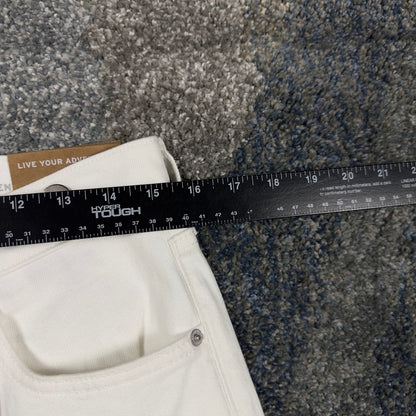 NWT Eddie Bauer Voyager Straight Crop Jeans Womens 10 White