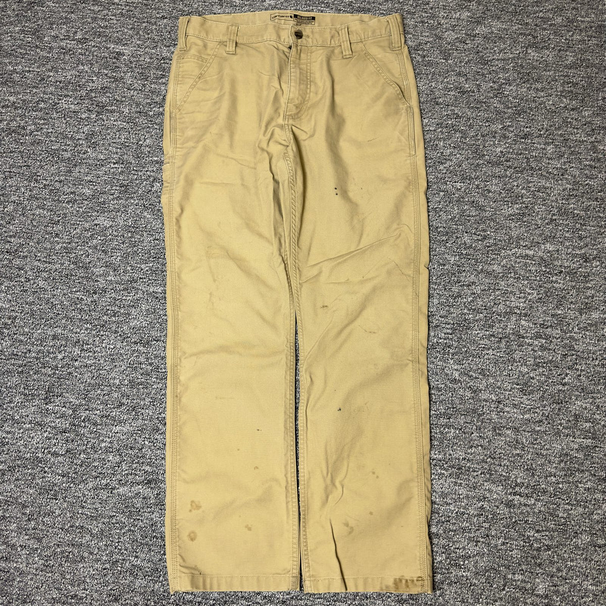 Carhartt Relaxed Fit Chore Pants Mens 33x32 Khaki Classic