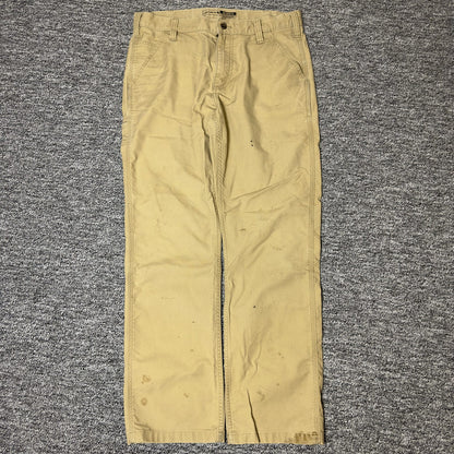 Carhartt Relaxed Fit Chore Pants Mens 33x32 Khaki Classic