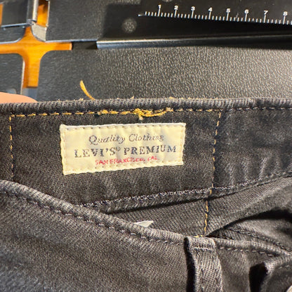 Levi's Premium Slim Fit Jeans Mens W28 L30 Black