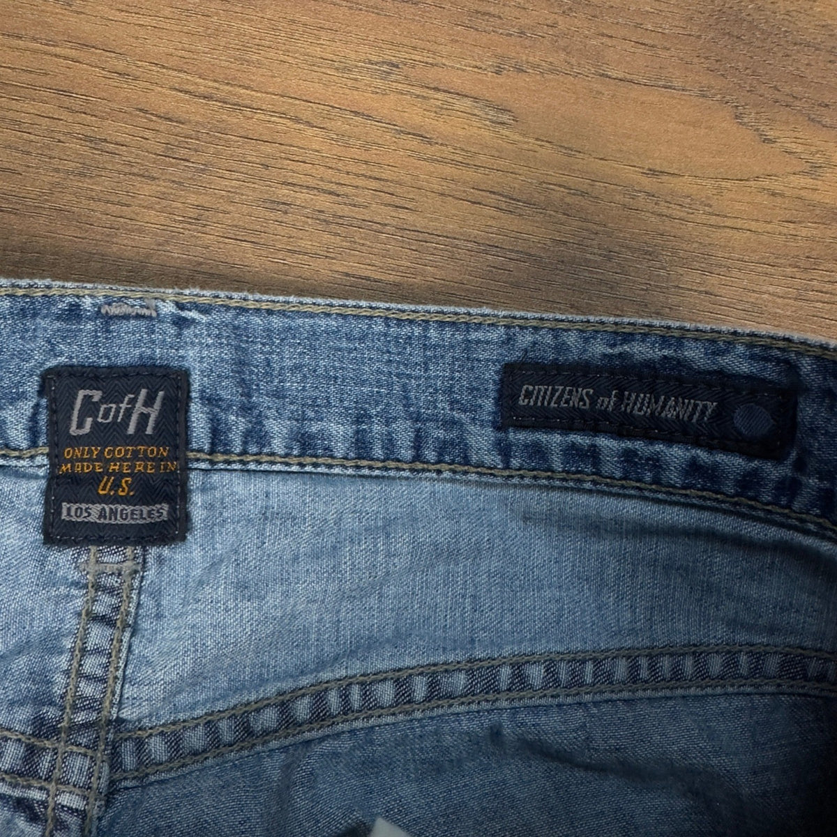 Citizens of Humanity Sid Straight Jeans Mens 32 Medium Wash