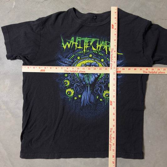 Whitechapel Graphic Band Tee Mens Large Black Neon Deathcore