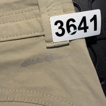 Eddie Bauer Cargo Shorts Womens 4 Khaki Hiking Outdoors