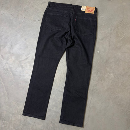 NWT Levi's 511 Slim Jeans Mens 36x30 Black Stretch