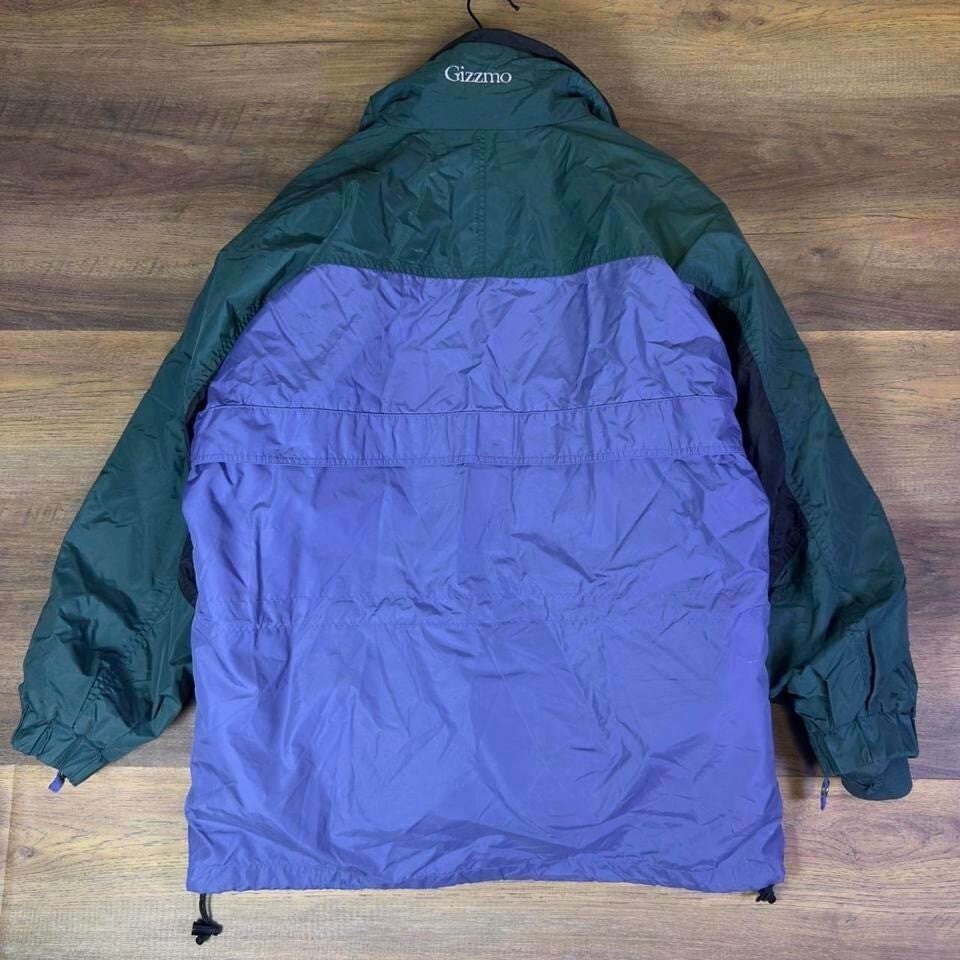Columbia Women's Large Jacket Purple Green Y2K Vintage