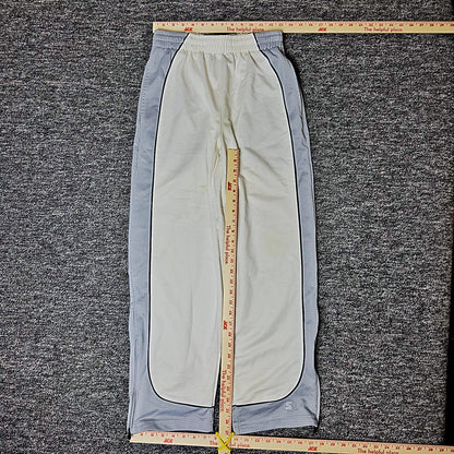 Starter Track Pants Mens S 28-30 White Gray Baggy Streetwear