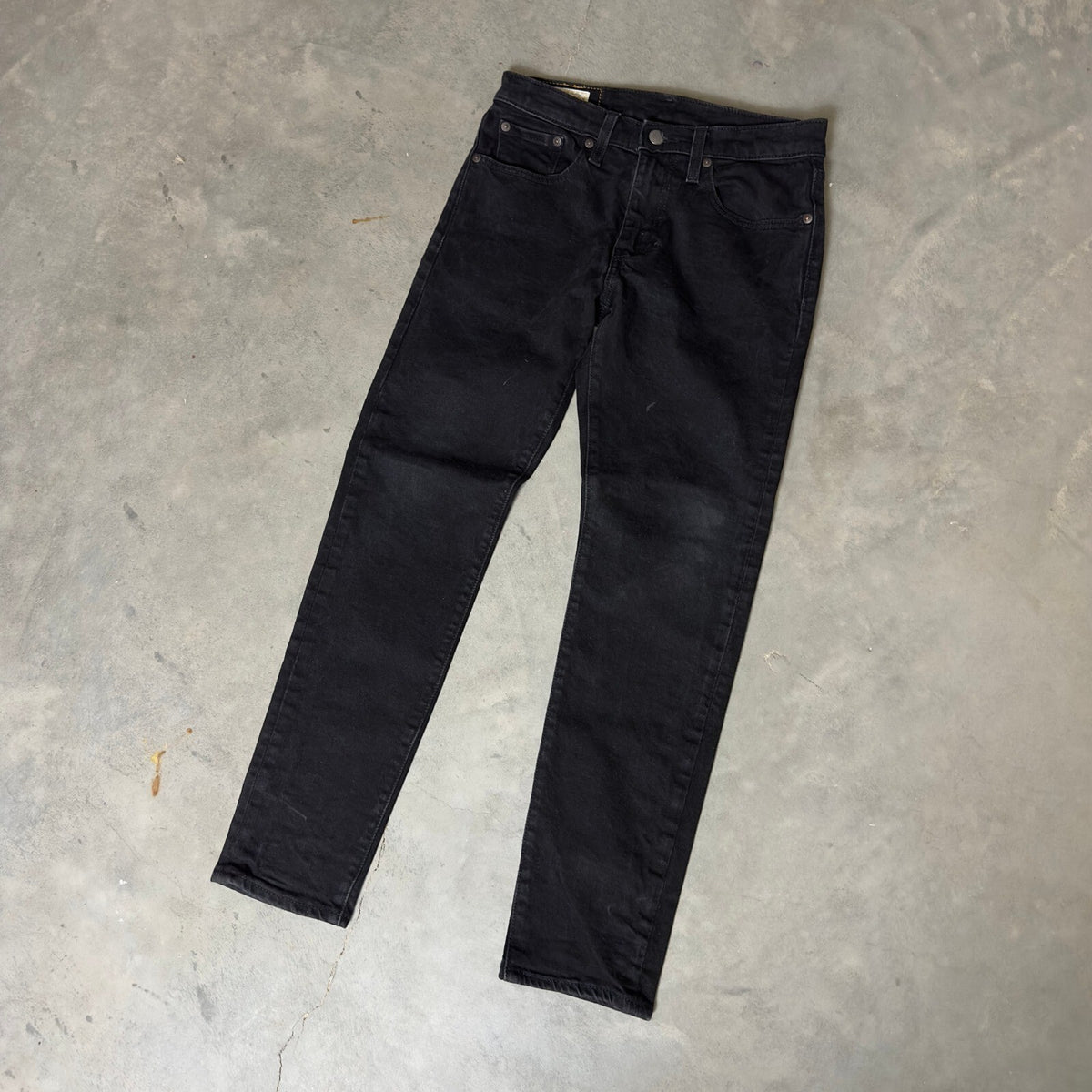Levi's Premium Slim Fit Jeans Mens W28 L30 Black