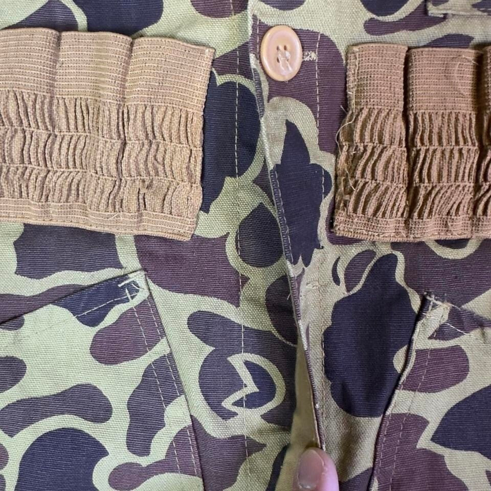 Red Head Camouflage Hunting Vest Mens M Green Brown Outdoor