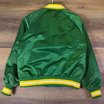 Vintage Starter Minnesota North Stars Satin Jacket Mens M