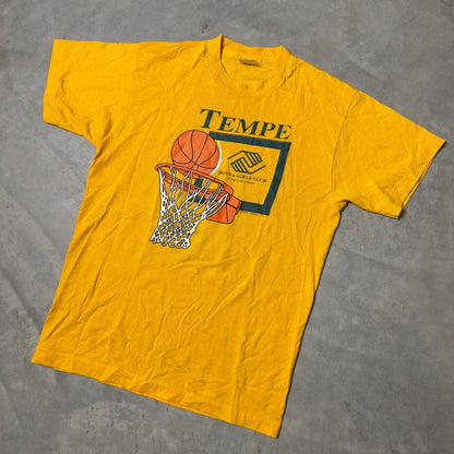 Vintage 1990 Fruit of the Loom Tempe Basketball TShirt Men M