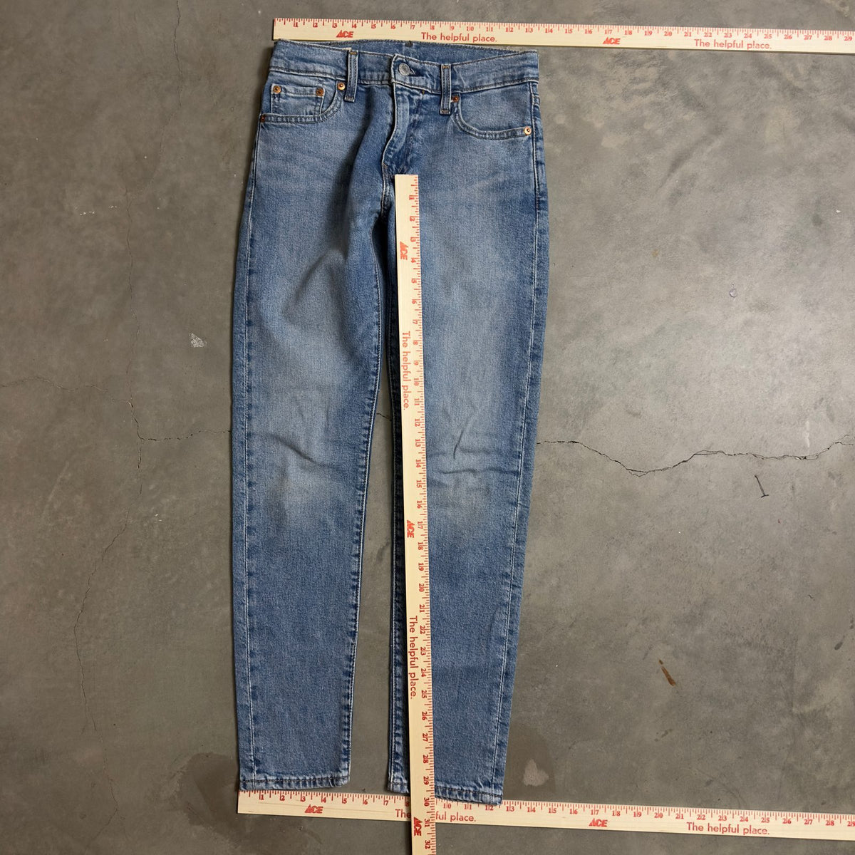 Levi's Premium 512 Jeans Womens 27x30 Light Wash