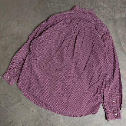 Ralph Lauren Blaire Check Shirt Mens XL Red Blue