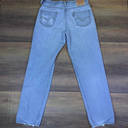 Levi's 550 Relaxed Fit Jeans 36x36 Light Wash Denim