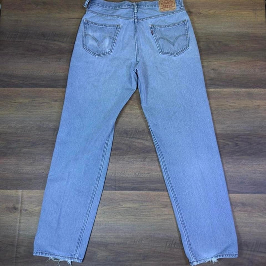 Levi's 550 Relaxed Fit Jeans 36x36 Light Wash Denim