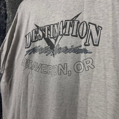 Vintage 2000 Harley Davidson Tee Mens XL Gray Beaverton OR