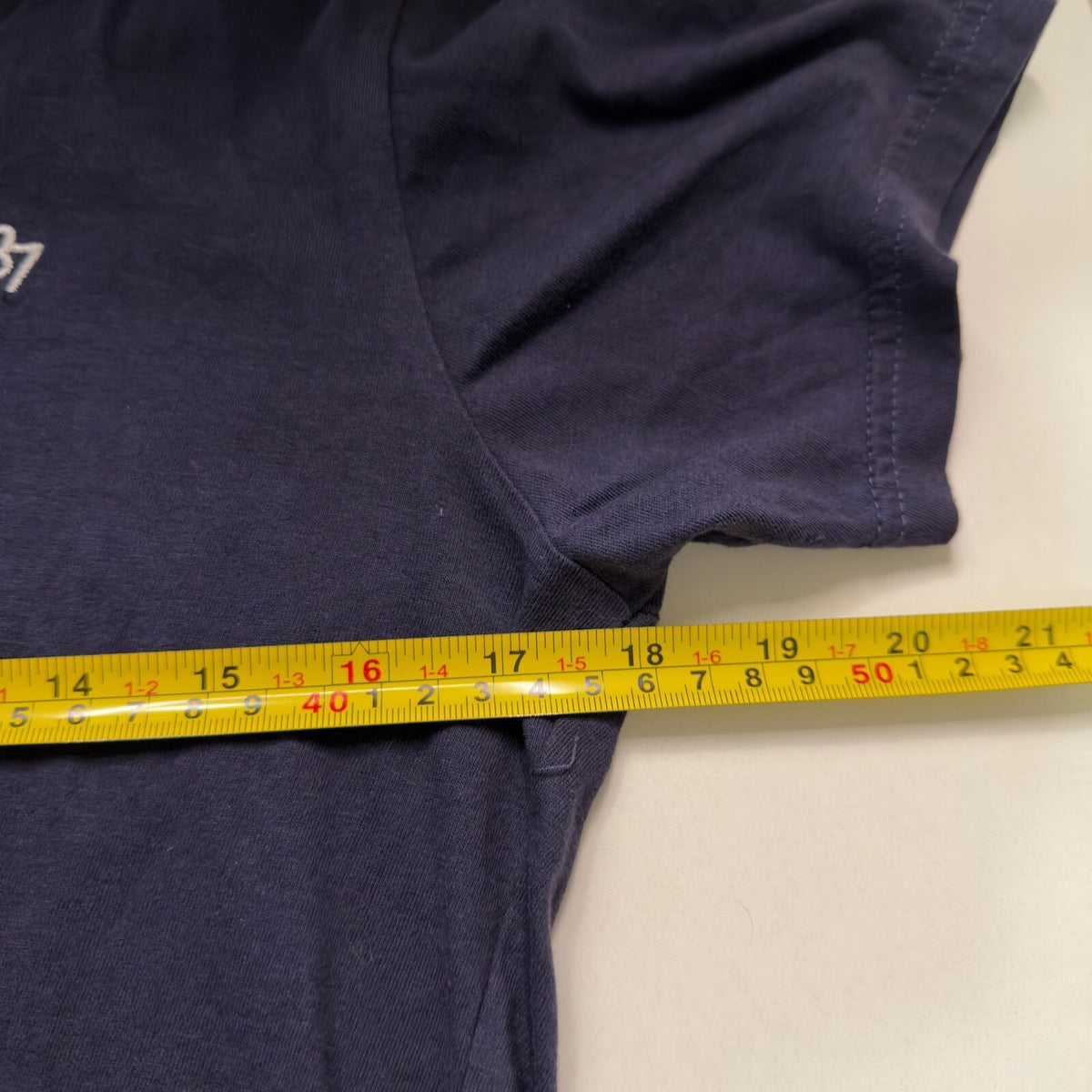 Aeropostale V-Neck T-Shirt Womens M Navy Blue A87 Cotton