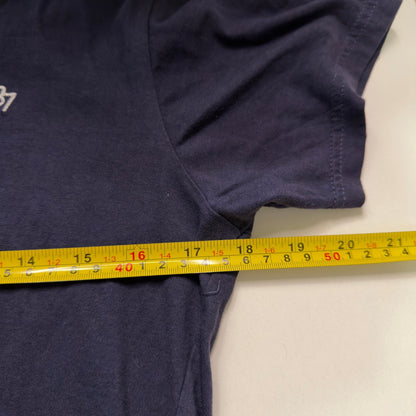 Aeropostale V-Neck T-Shirt Womens M Navy Blue A87 Cotton