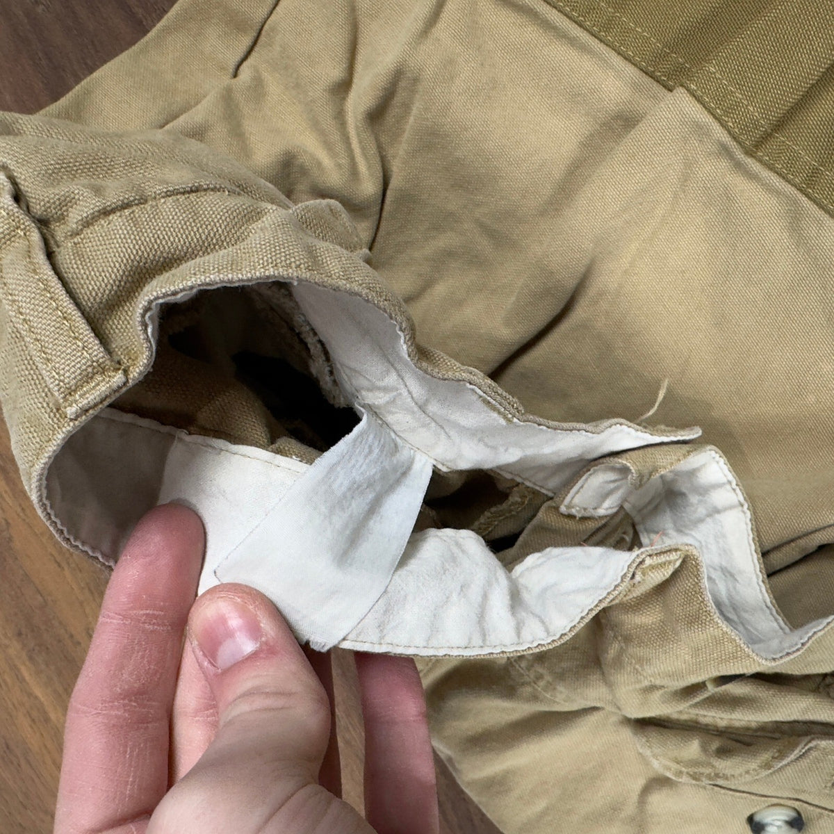 Vintage Remington Brush Pants Mens 32x30 Tan Olive Hunting