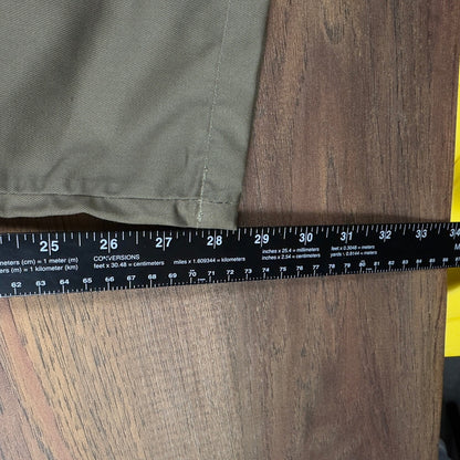 Woodland Workwear Cargo Pants Mens 32x30 Olive Baggy Utility