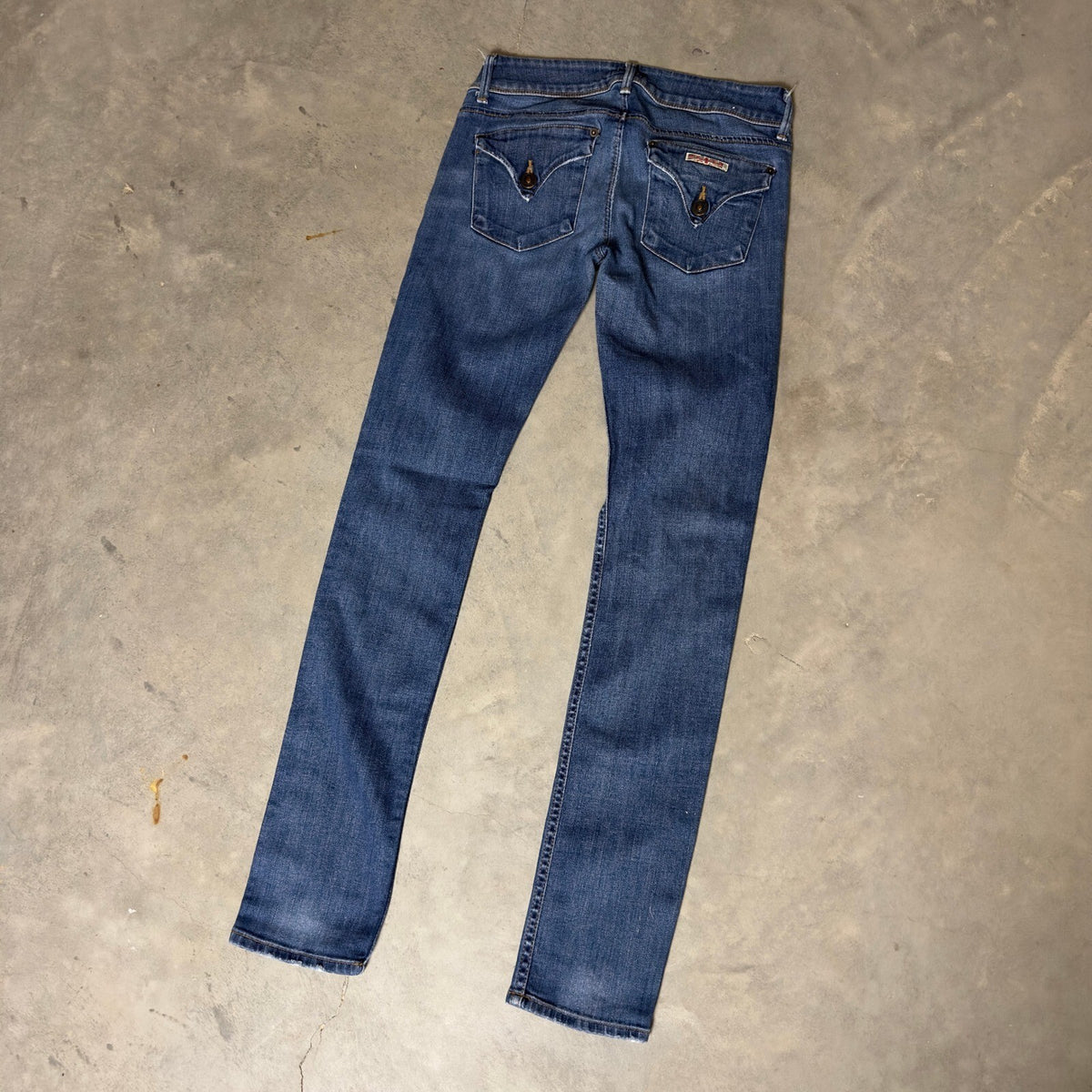 Hudson Skinny Jeans Womens 26 Blue Low Rise Y2K