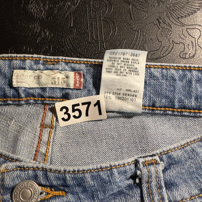 Levi's 515 Bootcut Jeans Womens 16S Medium Wash Y2K