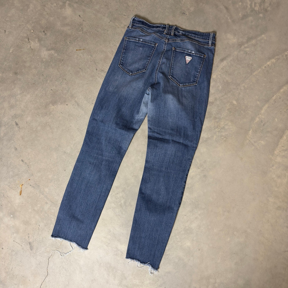 Guess 1981 Skinny Jeans Womens 30 Blue High Rise